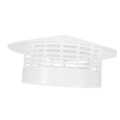 SEWACC Wind Regenhaube aus Robustem PVC Schräg Entwässernd Langlebiger Schutz für Lüftungsrohre Schornstein Abluftkappen Einfache Montage Wetterbeständig für Gebäude und Kamin SEWACC Wind Regenhaube aus Robustem PVC Schräg Entwässernd Langlebiger Schutz für Lüftungsrohre Schornstein Abluftkappen Einfache Montage Wetterbeständig für Gebäude und Kamin von SEWACC
