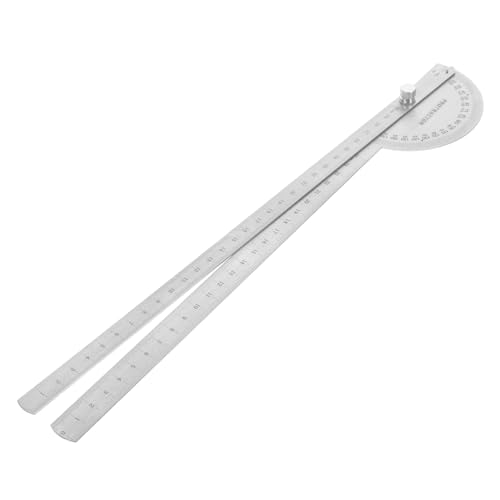 SEWACC Winkelmesser mit Schwenkarm Präziser Anreißwinkel für Holzbearbeitung und BAU Doppelte Robustes Messwerkzeug für Genaue Winkelmessungen von SEWACC
