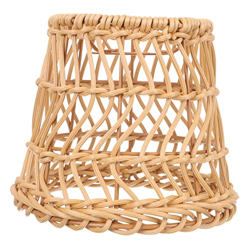 SEWACC Woven Lampenschirm Handgefertigter Rattan Lampenschirm für Deckenleuchten Rustikaler Stil für Esszimmer Restaurant und Hochzeitsdekoration SEWACC Woven Lampenschirm Handgefertigter Rattan Lampenschirm für Deckenleuchten Rustikaler Stil für Esszimmer Restaurant und Hochzeitsdekoration von SEWACC