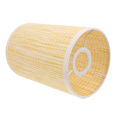 SEWACC Woven Rattan Lampenschirm Dekorativer Kleiner Lampenschirm Handgeflochtene Pendelleuchte Lampenabdeckung für Zuhause Hotel mit Glatter Oberfläche SEWACC Woven Rattan Lampenschirm Dekorativer Kleiner Lampenschirm Handgeflochtene Pendelleuchte Lampenabdeckung für Zuhause Hotel mit Glatter Oberfläche von SEWACC