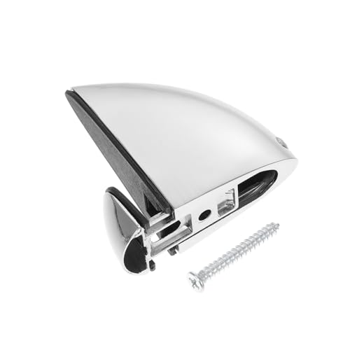 SEWACC Zinklegierung Halter Clip Verstellbar Stabiler für Glasregale Geeignet für Dicke Platten Langlebig und Rostfrei für Moderne Innenräume von SEWACC