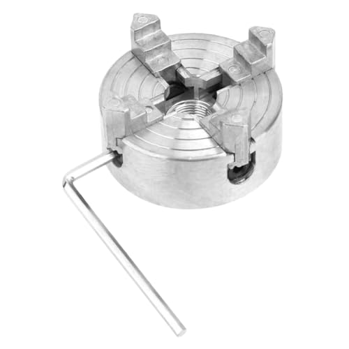 SEWACC Zinklegierung Mini Vierbacken Drehfutter Handspannfutter Metall Spannfutter Selbstzentrierend Präzise DIY Drehbank Ersatzteil SEWACC Zinklegierung Mini Vierbacken Drehfutter Handspannfutter Metall Spannfutter Selbstzentrierend Präzise DIY Drehbank Ersatzteil von SEWACC