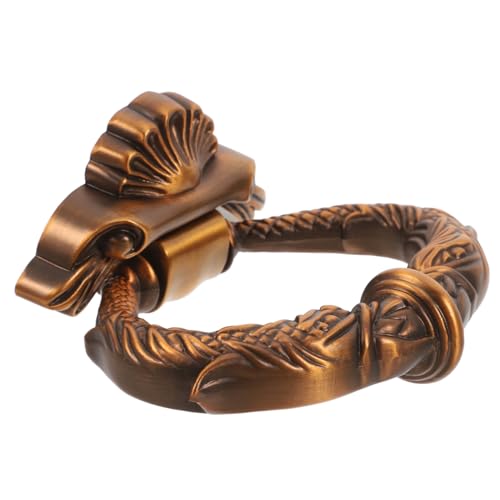 SEWACC Zinklegierung Türklopfer Vintage Stil Front Türklopfer Elegant Retro Haustürklopfer für Hauseingang Robuste Metallkonstruktion Modernes Design zur Türdekoration SEWACC Zinklegierung Türklopfer Vintage Stil Front Türklopfer Elegant Retro Haustürklopfer für Hauseingang Robuste Metallkonstruktion Modernes Design zur Türdekoration von SEWACC