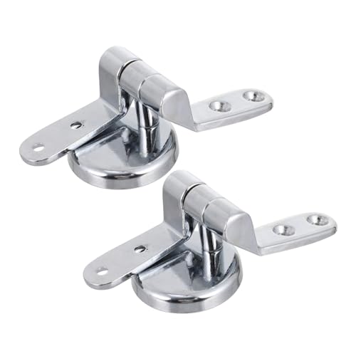 SEWACC Zinklegierung Wc Sitz Scharniere Stabile Toilettensitz Befestigung mit Schrauben Einfache Montage Langlebig und Kompatibel mit Meisten Klodeckeln Ersatz Toilet Cover Hinge SEWACC Zinklegierung Wc Sitz Scharniere Stabile Toilettensitz Befestigung mit Schrauben Einfache Montage Langlebig und Kompatibel mit Meisten Klodeckeln Ersatz Toilet Cover Hinge von SEWACC