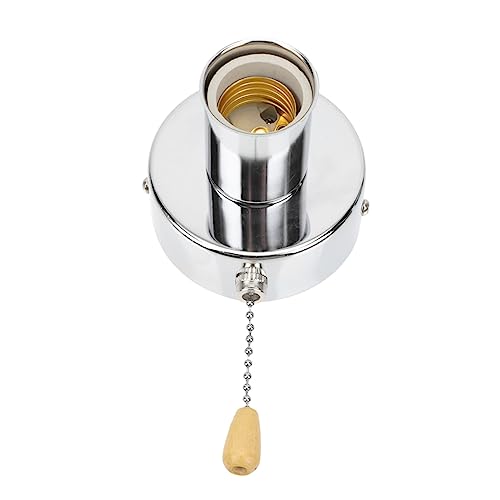 SEWACC Zugkette Lampenfassung mit Sockel Deckenlampe und Wandlampe Ersatzteil Installieren Retro Design für Schlafzimmer und Wohnzimmer von SEWACC