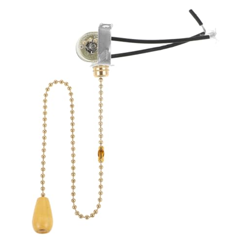 SEWACC Zugschnurschalter für Deckenlampen Langlebig mit Geräuschlosem Zugband für Badezimmer Werkstatt und Wohnraum Robuste Isolierung Einfacher Einbau Vielseitiger von SEWACC