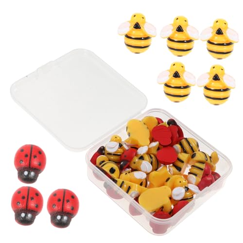 SEWOART Satz Harz Biene Verzierungen Mini Harzanhänger Bastelzubehör DIY Aus Harz Für Heimwerkerarbeiten Handyhüllen-Ornamente SEWOART Satz Harz Biene Verzierungen Mini Harzanhänger Bastelzubehör DIY Aus Harz Für Heimwerkerarbeiten Handyhüllen-Ornamente von SEWOART