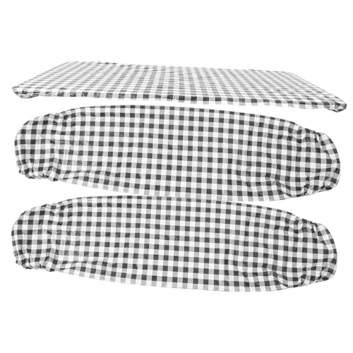 SEWOART Camping Tischdecke Bank Set 30x72 Zoll Dehnbar Picknick Tisch Abdeckung Flanell Tischdecke von SEWOART
