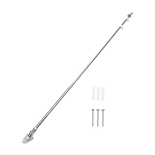 SEWOART 1 Satz Flaggenmast mit Basis und Robuster Rostfreier Fahnenmast für Außenbereich für Garten und Wohnbereiche Installieren SEWOART 1 Satz Flaggenmast mit Basis und Robuster Rostfreier Fahnenmast für Außenbereich für Garten und Wohnbereiche Installieren von SEWOART