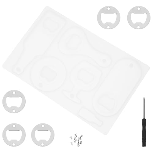 SEWOART 1 Satz Flaschenöffner Silikonform Set Diy Beer Opener Mold für Manuelle Herstellung für Resin Crafts Flaschenöffnen Einfach zu Reinigen Anzupassen von SEWOART