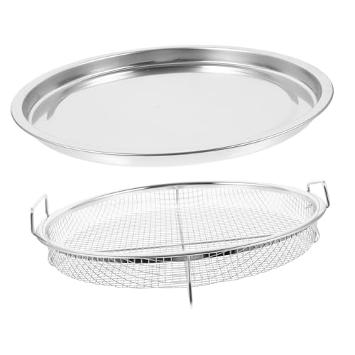 SEWOART 1 Satz Grillplatte Multifunktionale Servierplatte für Frittiergerichte BBQ und Robuste und Hitzebeständige Grillzubehör für Familie und Outdoor Aktivitäten von SEWOART