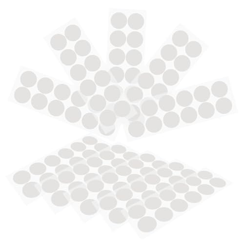 SEWOART 10 Blätter Zerknittertes Papier Blumenkleber Spurlose Klebeknete Selbstklebende Punkte Runde Knete Doppelseitige Klebepunkte Klebepunkte Für Krepppapierblumen Weiße Viskose von SEWOART