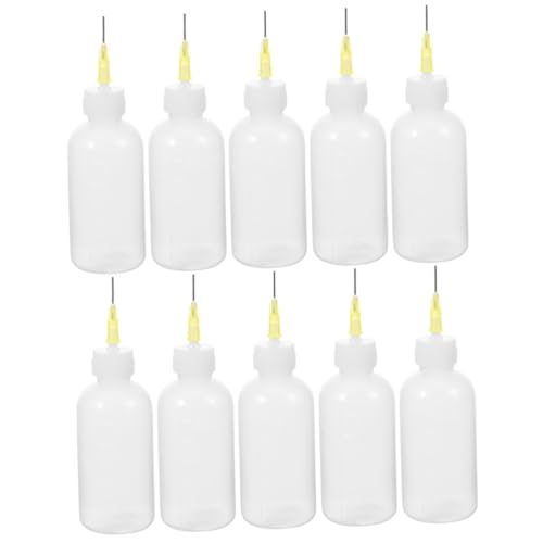 SEWOART 10stücke Präzisions-nadelflaschen Für Keramikglasuren Squeeze-flaschen Mit Feiner Spitze Für Auftragen Von Farben Und Glasuren Und Weiche von SEWOART
