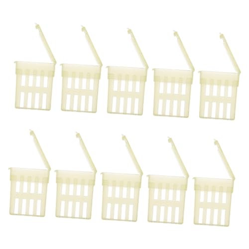 SEWOART 10 Stück Plastikkäfig aus Königin imkereibedarf imkerbedarf Beekeeping Queen Introduction Beekeeping Queen breeding Beekeeping Queen Trap Beekeeping Queen mating Werkzeug von SEWOART