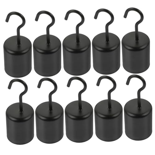 SEWOART 10 Stück Schwarze Vintage Deckenhaken für Hängeleuchten Hanfseilhalterung Kronleuchter Pendelleuchte Vielseitig für Innen Außen Dekoration SEWOART 10 Stück Schwarze Vintage Deckenhaken für Hängeleuchten Hanfseilhalterung Kronleuchter Pendelleuchte Vielseitig für Innen Außen Dekoration von SEWOART