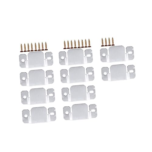 SEWOART 10 Stück Metall Sofaverbinder Universell Mit 20 Schrauben Möbelverbinder Zubehör Für Sofas Und Betten von SEWOART