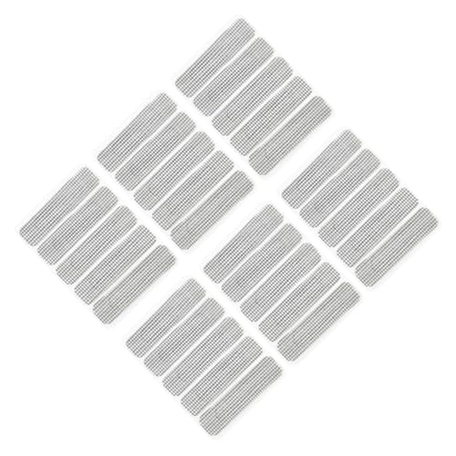 SEWOART 10 Stück Teiliges Glasfaser Reparaturband für Moskitonetze Selbstklebendes Hitzebeständiges Mesh Repair Tape zur Schnellen Fliegengitter Reparatur von Fenstern und Türen Dunkles von SEWOART