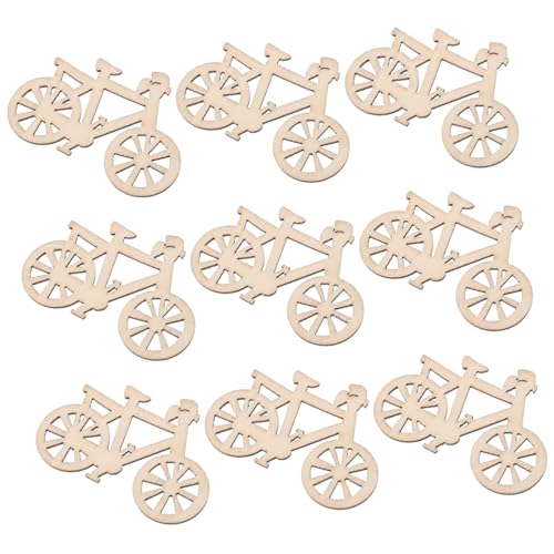 SEWOART 10 Stück Teiliges Natürliche Holz Fahrrad Formen Bastelchips Unbemalt Glatte Kanten Sicher für DIY Handwerk Geschenkidee für Familien SEWOART 10 Stück Teiliges Natürliche Holz Fahrrad Formen Bastelchips Unbemalt Glatte Kanten Sicher für DIY Handwerk Geschenkidee für Familien von SEWOART