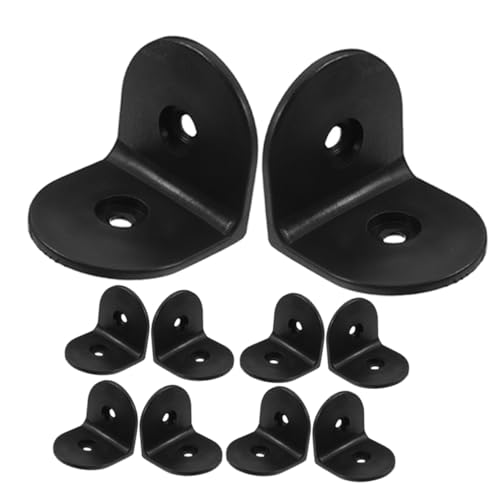 SEWOART 10 Stück Teiliges Robustem Nylon Eckverbinder für Toiletten Schnelle Montage ohne Werkzeug Trennwand Halterung für Holzregale und Sanitärbereiche von SEWOART