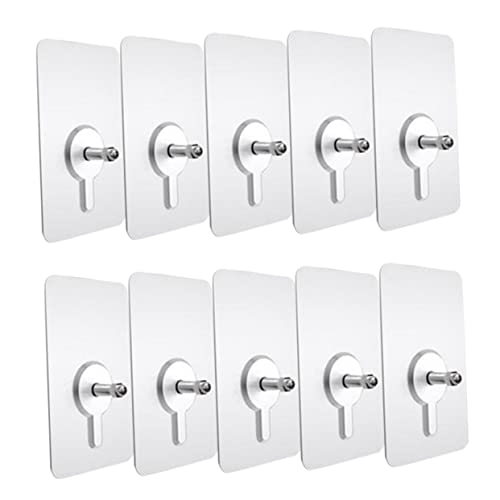 SEWOART 10 Stück Teiliges Selbstklebendes Schrauben Aufkleber Nahtlose Wandhaken Geeignet für Küche Spiegel Multifunktional zum Aufhängen von Dekoration Schlüssel Handtaschen Leichte SEWOART 10 Stück Teiliges Selbstklebendes Schrauben Aufkleber Nahtlose Wandhaken Geeignet für Küche Spiegel Multifunktional zum Aufhängen von Dekoration Schlüssel Handtaschen Leichte von SEWOART