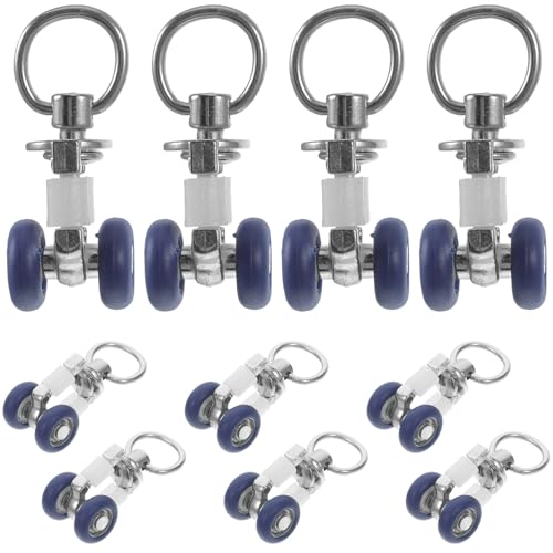 SEWOART 10 Stück Teiliges Vorhangschienen Rollensystem Rostfreiem Stahl mit Hochwertigen Gleiträdern für Elegante Raumgestaltung und Mühelose Bedienung von SEWOART