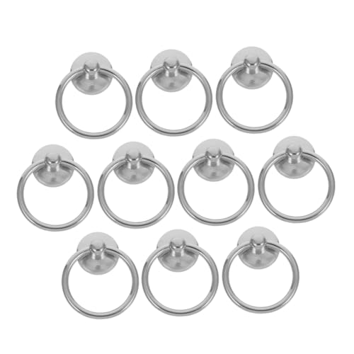 SEWOART 10 Stück Vintage Metall Ringgriffe für Schränke Runde Einzel Türknöpfe Robuste Möbelgriffe im Modernen Design für Kommoden Kleiderschränke Sideboards SEWOART 10 Stück Vintage Metall Ringgriffe für Schränke Runde Einzel Türknöpfe Robuste Möbelgriffe im Modernen Design für Kommoden Kleiderschränke Sideboards von SEWOART