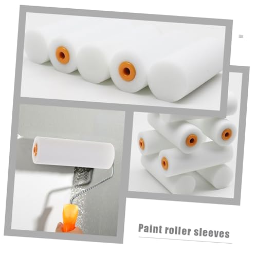 SEWOART 10 Teiliges Schwamm farbrollerbezüge Weiche Langlebige Lackierwalzen für Rollerrahmen Einfache Montage Kompakte für Wandfarbe und Heimwerkeranstrich SEWOART 10 Teiliges Schwamm farbrollerbezüge Weiche Langlebige Lackierwalzen für Rollerrahmen Einfache Montage Kompakte für Wandfarbe und Heimwerkeranstrich von SEWOART
