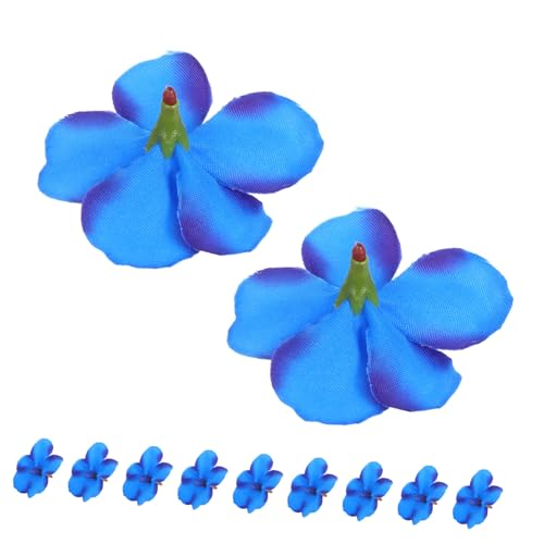SEWOART 100stücke Künstliche Orchideenblüten Für Bastelarbeiten Tischdeko Hochzeit Party Geburtstagstorte Ornament Künstliche Blumenköpfe Blumenarrangement Simulierte Blumen von SEWOART