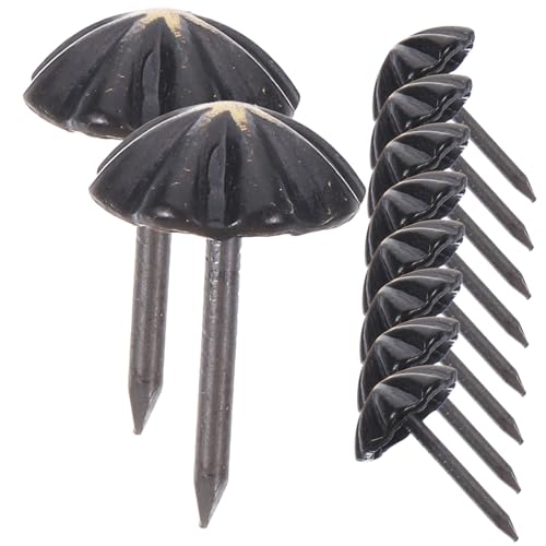SEWOART 100 Stück Polsternägel Dekorative Möbelnägel mit Glattem Kopf aus Robustem Material für Sofa Stuhl Kopfteil DIY Möbeldekoration und Renovierung SEWOART 100 Stück Polsternägel Dekorative Möbelnägel mit Glattem Kopf aus Robustem Material für Sofa Stuhl Kopfteil DIY Möbeldekoration und Renovierung von SEWOART