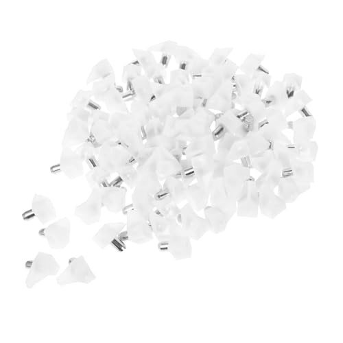 SEWOART 100 Stück Regalbodenträger aus Abs und Zinklegierung Stabile Einlegebodenhalter für Küchenschränke Kleiderschränke und Glasregale Regalstützen für Möbel und Bücherregale SEWOART 100 Stück Regalbodenträger aus Abs und Zinklegierung Stabile Einlegebodenhalter für Küchenschränke Kleiderschränke und Glasregale Regalstützen für Möbel und Bücherregale von SEWOART