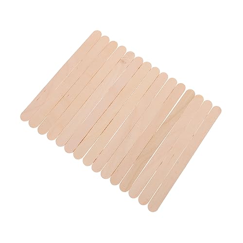 SEWOART Holz-eisstiele Zum Basteln 100 Stück Wiederverwendbare Klebestifte Für Diy-dekoration Und Kuchenzubehör von SEWOART