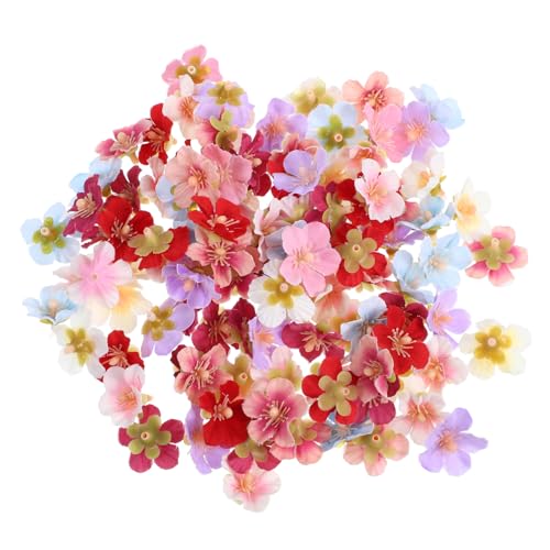 SEWOART 100stücke Kunstblumen Mini-blütenköpfe Für DIY Handwerk Blumendekoration Hochzeit Party Faux Blumen Zum Basteln Kleine Blumen Köpfe Dekorationsmaterial von SEWOART