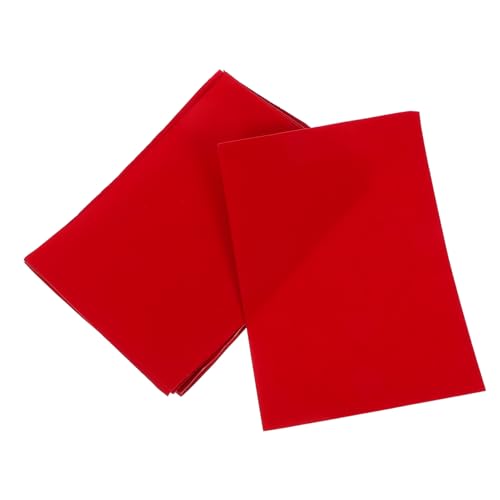 SEWOART 10Blatt Teiliges Selbstklebendes Samtvliesstoff- Weiche rutschfeste Filzplatten für DIY-Handwerk Schmuckschatullen Schubladenauskleidung Vielseitig Einsetzbar Leicht Anzubringen von SEWOART