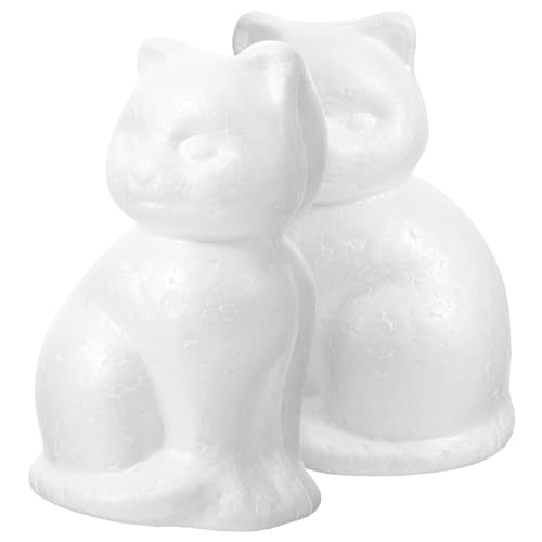SEWOART 10stücke Cartoon Katze Schaumstoff Tier Embryo DIY Bastelmaterial Für Malerei Und Handwerk von SEWOART