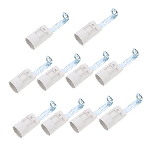 SEWOART 10Stücke Kerzenlampe Basis mit Halterungen für Tischleuchten Wandleuchten und DIY Projekte Sichere und Langlebige Lampenfassung von SEWOART