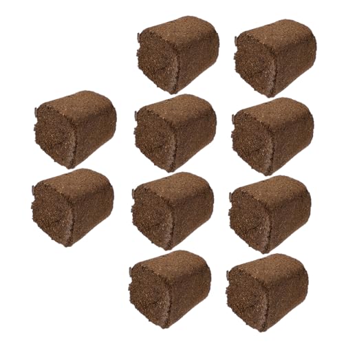 SEWOART 10 Stück Erdblöcke 30 X 30 X 40 Mm Komprimierte Nährstoffreiche Blöcke Für Pflanzen Zum Umpflanzen Von Blumen Gemüse Und Obst SEWOART 10 Stück Erdblöcke 30 X 30 X 40 Mm Komprimierte Nährstoffreiche Blöcke Für Pflanzen Zum Umpflanzen Von Blumen Gemüse Und Obst von SEWOART