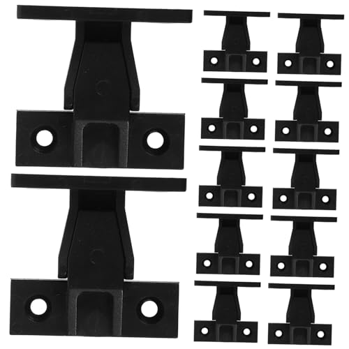 SEWOART 12 Paare Möbelverbindung Clips aus Langlebigem Abs Stabile Panel Sockelleisten Befestigung Wiederverwendbare Plinth Fasteners für Möbel und Wandverkleidung Einfache Montage von SEWOART