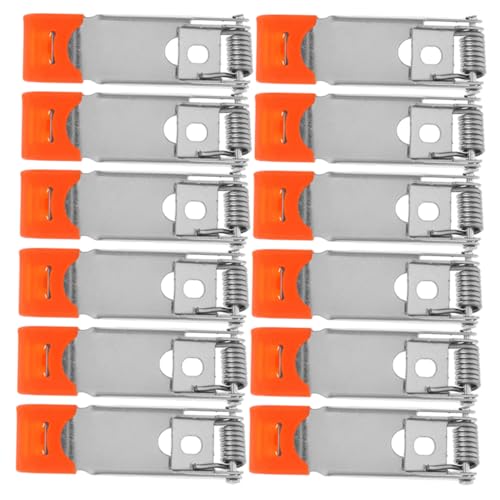 SEWOART 12 Stück Federklemmen für Einbaustrahler Orange Clips für Deckenleuchten LED Zubehör für Einfache Installation von Beleuchtungssystemen Hochflexible Haltefedern SEWOART 12 Stück Federklemmen für Einbaustrahler Orange Clips für Deckenleuchten LED Zubehör für Einfache Installation von Beleuchtungssystemen Hochflexible Haltefedern von SEWOART