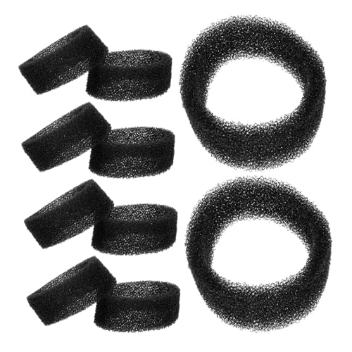 SEWOART 12 Stück Wasserspender Filterwatte Brunnen Ersatz Haustier cat Fountain Filter wasserspender mit Filter Katzenwasserfilter Filtermatte Werkzeug wasserfilter Hund Baumwolle Black von SEWOART