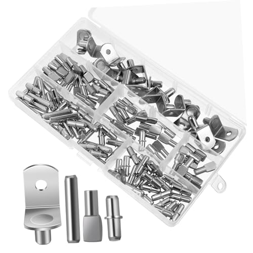 SEWOART 120 Stück Regalstützen für Glasregale Robuste Metallträger Verstellbare Stifte für Schränke Bücherregale und Vielseitige Anwendungen Verschiedenen Umgebungen SEWOART 120 Stück Regalstützen für Glasregale Robuste Metallträger Verstellbare Stifte für Schränke Bücherregale und Vielseitige Anwendungen Verschiedenen Umgebungen von SEWOART