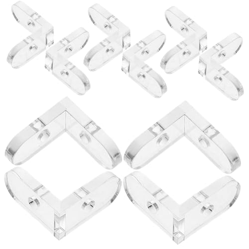 SEWOART 15 Stück Teiliges Klarer Eckwinkel Transparent Abnehmbare Befestigungsclips Hochtransparente Winkelverbinder Praktische Fixierhalterungen für Boxen Vielseitig für Lagerung und SEWOART 15 Stück Teiliges Klarer Eckwinkel Transparent Abnehmbare Befestigungsclips Hochtransparente Winkelverbinder Praktische Fixierhalterungen für Boxen Vielseitig für Lagerung und von SEWOART