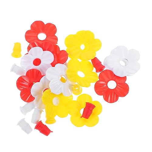 SEWOART Blumen-imitationsfutterspender Garten-vogelfutterspender Kunststoff-vogeltrog Bezaubernder Blumenfutterspender Futterspender Für Zuhause von SEWOART