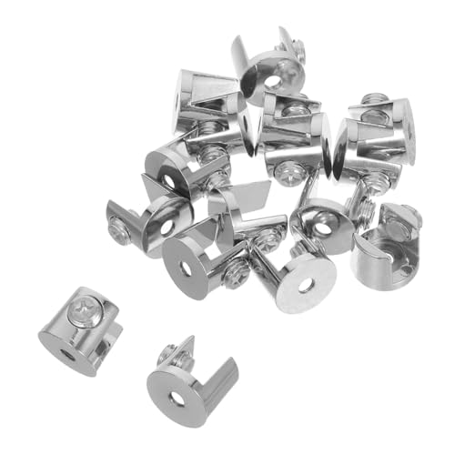 SEWOART 16 Stück Glasklemmhalterung Glashalterung Clip Klemmen Für Glasregale Glasclip Klemmhalter Glasklemmhalterung Regalhalter Stifte Glasclips Glasklemmen Clips Silber SEWOART 16 Stück Glasklemmhalterung Glashalterung Clip Klemmen Für Glasregale Glasclip Klemmhalter Glasklemmhalterung Regalhalter Stifte Glasclips Glasklemmen Clips Silber von SEWOART