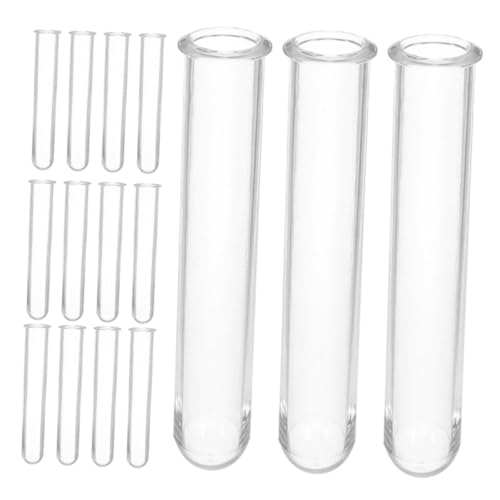 SEWOART 16 Stück Teiliges Glas Reagenzglas-vasen für Pflanzen mit Klarem Wasserrohr-Design Effiziente Wasserersparnis Hydroponische für Stilvolle Tischdekoration und Langanhaltende Frische SEWOART 16 Stück Teiliges Glas Reagenzglas-vasen für Pflanzen mit Klarem Wasserrohr-Design Effiziente Wasserersparnis Hydroponische für Stilvolle Tischdekoration und Langanhaltende Frische von SEWOART