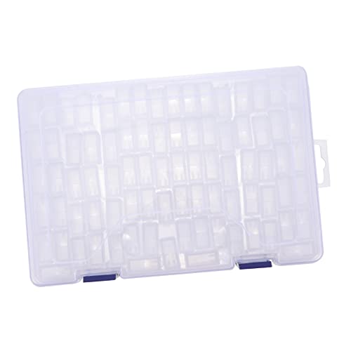 SEWOART Aufbewahrungsbox Mit 84 Fächern Transparente Paillettenbox Für Nailart-Glitzer Diamanten Und Kleine Gegenstände Aus Pp-Material SEWOART Aufbewahrungsbox Mit 84 Fächern Transparente Paillettenbox Für Nailart-Glitzer Diamanten Und Kleine Gegenstände Aus Pp-Material von SEWOART
