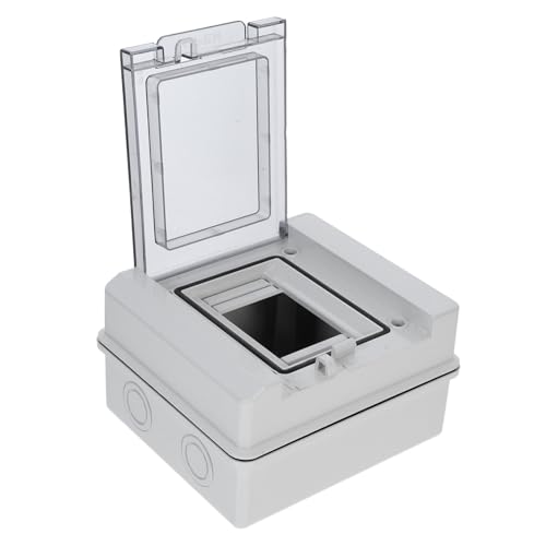 SEWOART 1Satz Wasserdichter Elektrischer Verteilerkasten Kompakte Montagebox Langlebigem Transparente Abdeckung für Einfache Überwachung Geeignet für Innen und Außenbereich SEWOART 1Satz Wasserdichter Elektrischer Verteilerkasten Kompakte Montagebox Langlebigem Transparente Abdeckung für Einfache Überwachung Geeignet für Innen und Außenbereich von SEWOART