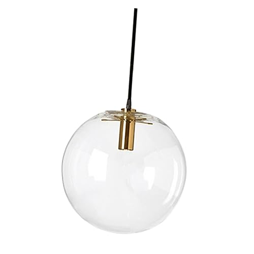 SEWOART 1Stück Dekorative Pendelleuchte Glaskugel Moderne Deckenlampe für Bar Restaurant und Arbeitszimmer Design Enthalten Stilvolle Wohnraumbeleuchtung von SEWOART