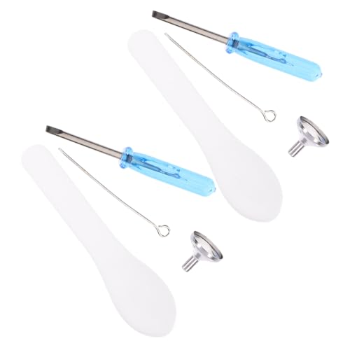 SEWOART 2 Sätze Mini Trichter Set für Befüllung von Urnen und Schmuck Teiliges Set mit Schraubendreher und Löffel Geeignet für Einfüllung von Menschlichen und Tierischen Aschen SEWOART 2 Sätze Mini Trichter Set für Befüllung von Urnen und Schmuck Teiliges Set mit Schraubendreher und Löffel Geeignet für Einfüllung von Menschlichen und Tierischen Aschen von SEWOART