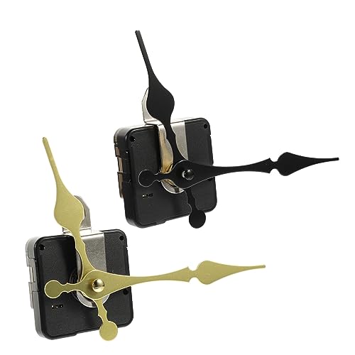 SEWOART 2 Sätze Silent Quartz Clock Movement für DIY Langlebig Präzise Zeitmessung Installieren von SEWOART