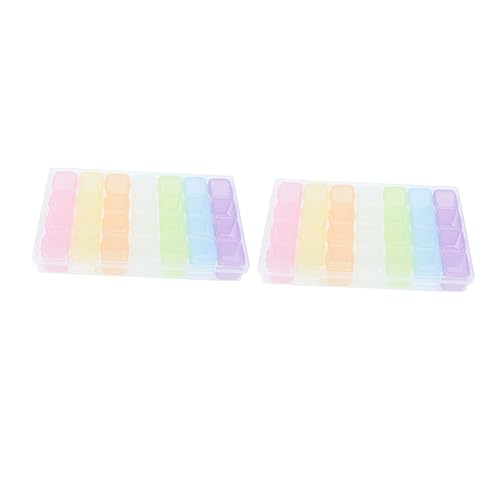 SEWOART 2stücke Fächer Aufbewahrungsbox Für Schmuck Und Nail Art Transparente Sortierbox Für Perlen Diamanten Und Kleine Bastelutensilien Für DIY Projekte Und Maniküre SEWOART 2stücke Fächer Aufbewahrungsbox Für Schmuck Und Nail Art Transparente Sortierbox Für Perlen Diamanten Und Kleine Bastelutensilien Für DIY Projekte Und Maniküre von SEWOART
